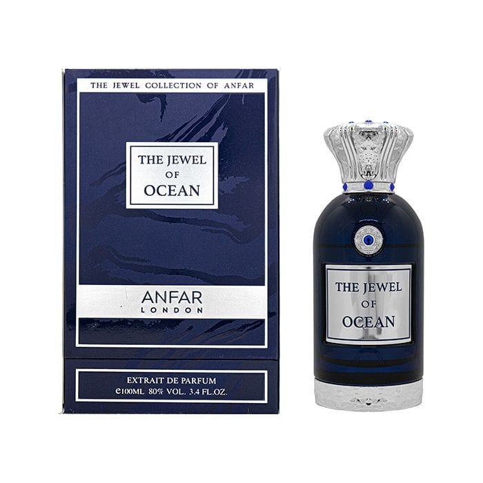 The Jewel of Ocean by Anfar – 100ML uni perfume bottle with aquatic and woody notes