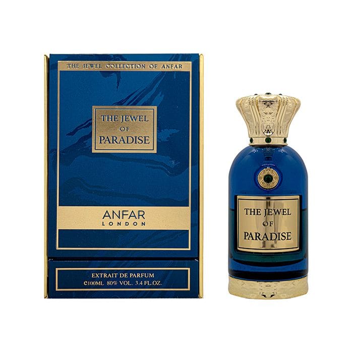The Jewel of Paradise by Anfar – 100ML uni perfume bottle with fruity and woody fragrance note