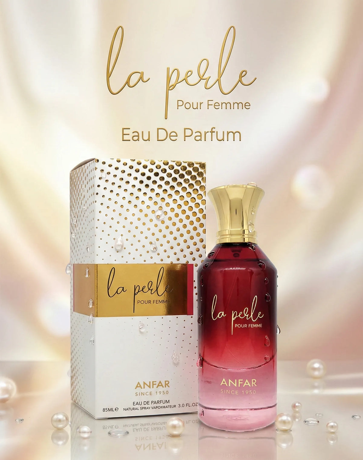 Musky Perfume for Ladies La Perle Pour Femme 100ml edp by Anfar