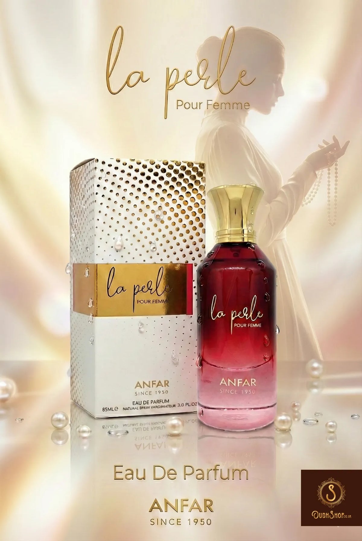 Musky Perfume for Ladies La Perle Pour Femme 100ml edp by Anfar