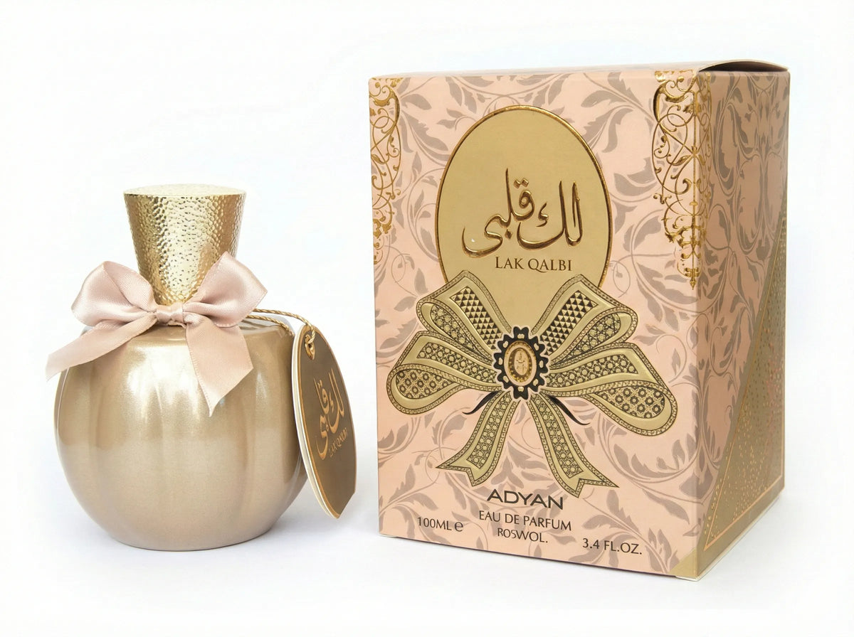 affordable luxury musk perfume lak qalbi 100ml edp by adyan perfume bottle