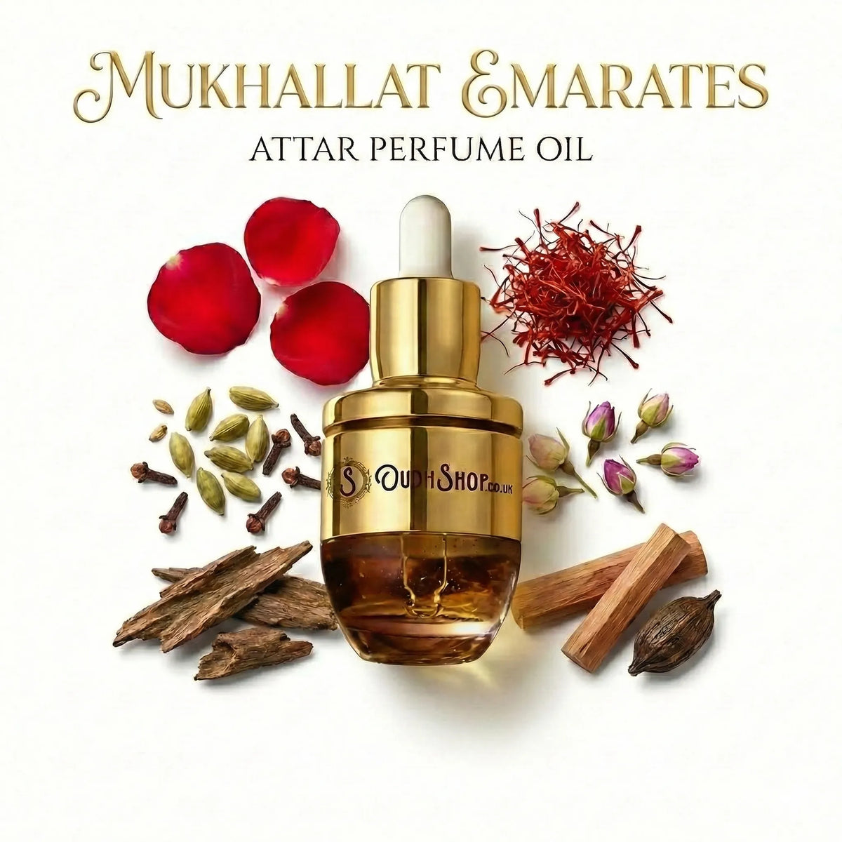 Mukhallat Emirates Attar Perfume Oil majestic oud attar perfume oil