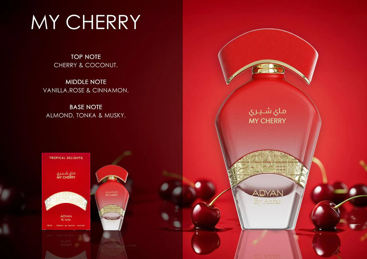 My Cherry by Adyan 100ml Sweet Cherry Perfume Bottle