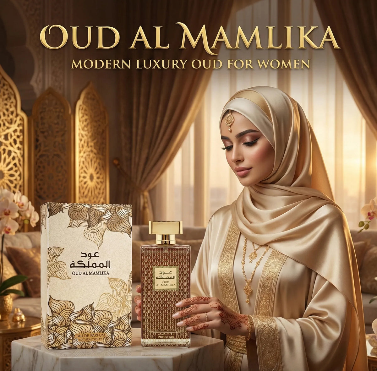 Oud Al Mamlika by Adyan. This majestic 100ml Eau de Parfum is widely regarded as the best oud perfume for women who desire a scent that is both powerful and undeniably feminine.