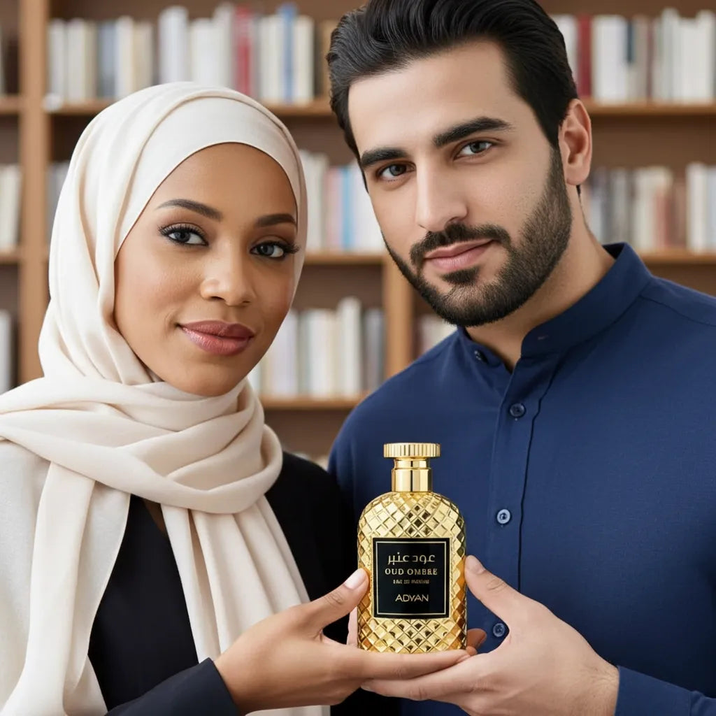 Oud Ombre by Adyan – 100ml Smoky amber Oud Perfume Bottle