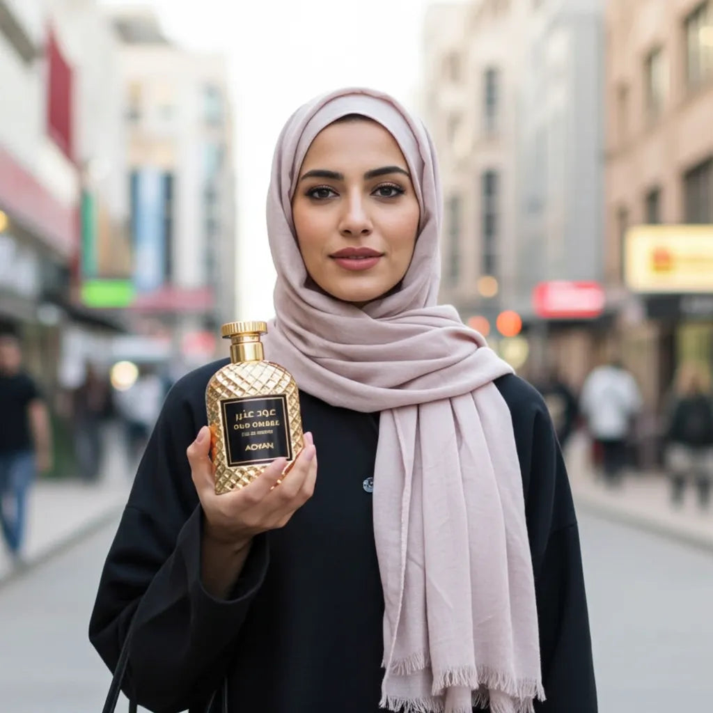 Oud Ombre by Adyan – 100ml Smoky amber Oud Perfume Bottle