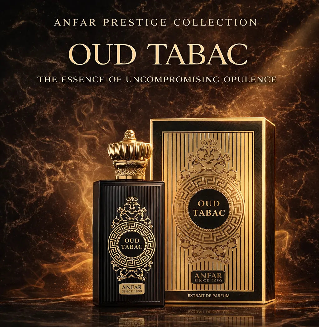 Tobacco Oud fragrance Perfume Oud Tabac by Anfar 80ml Parfum bottle