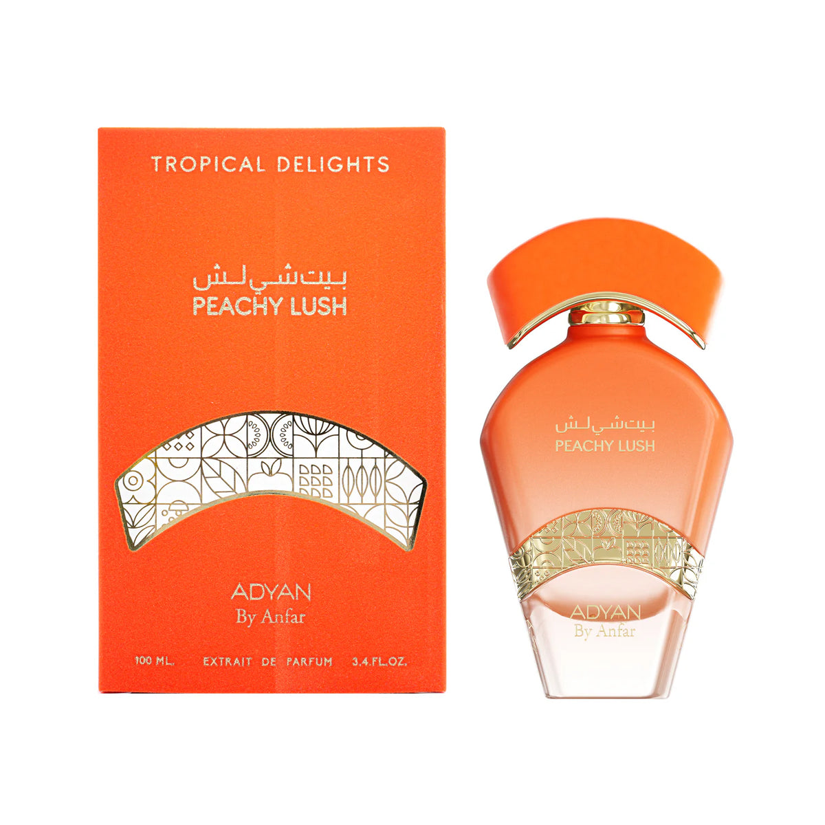 Peachy Lush Perfume by Adyan – 100ml Fruity Extrait for UK Market