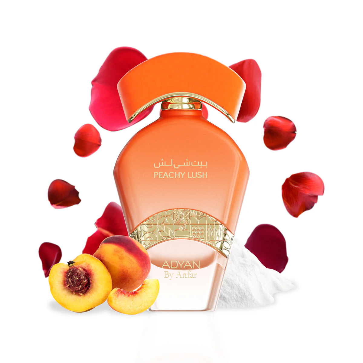Peachy Lush Perfume by Adyan – 100ml Fruity Extrait for UK Market