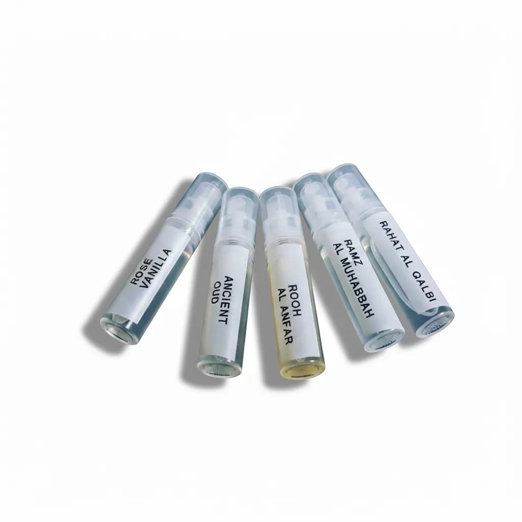 oud perfume testers at oudh shop uk