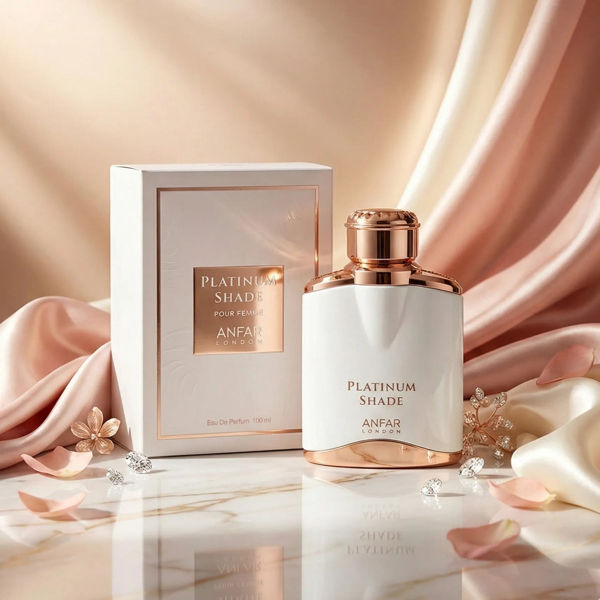 Oud amber sweet perfume platinum shade pour femme 100ml edp by anfar london at oudh shop