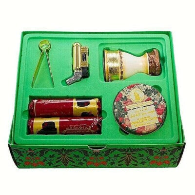 Al Haramain Oudh Ma'al Attar Traveller Bukhoor Gift Set 40g
