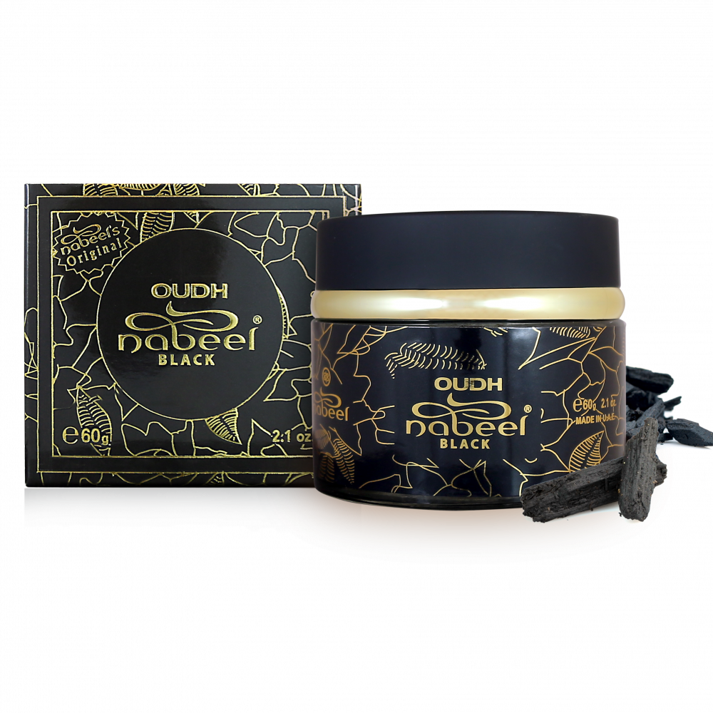 Al Nabeel Oudh Nabeel Black Incense Bakhoor (60g)