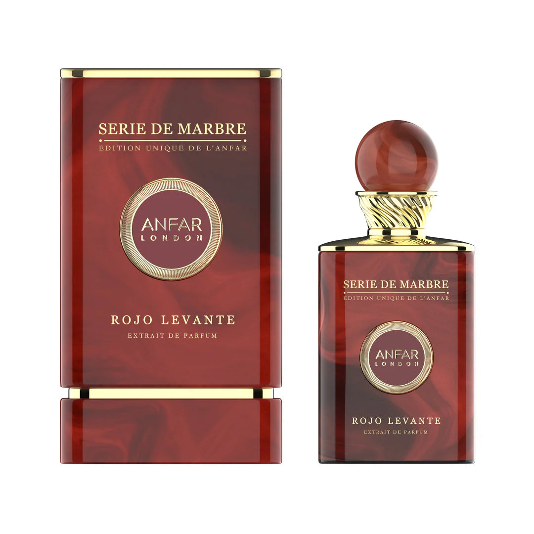 Rojo Levante Extrait de Parfum 100ml bottle by Anfar London – Série de Marbre Collection