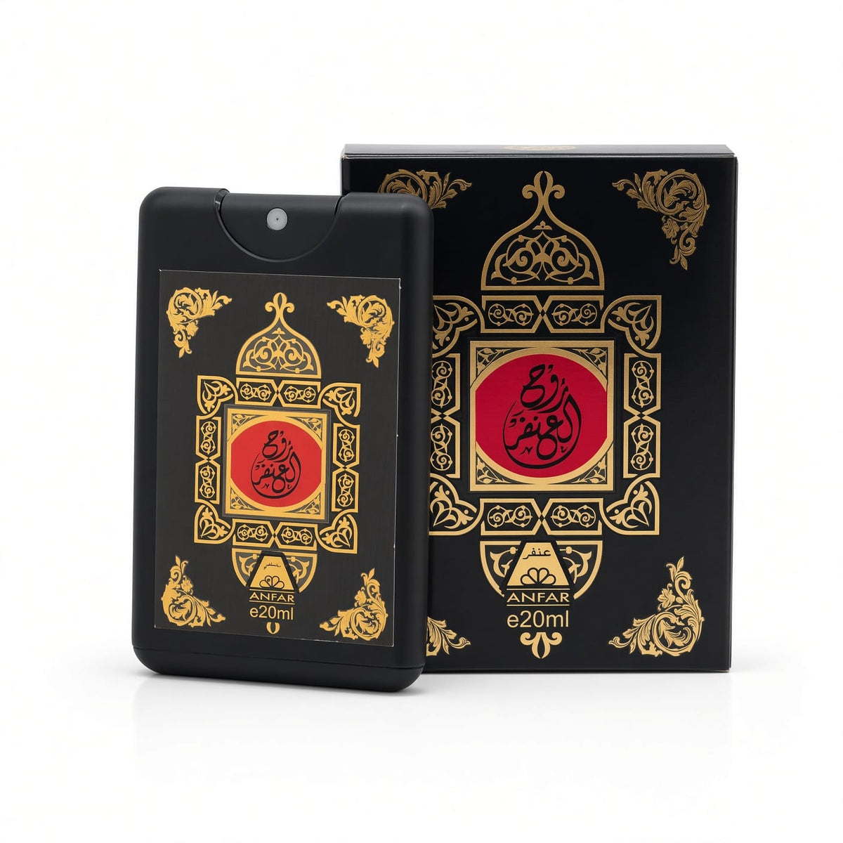 pocket size oud perfume for women rooh al anfar 20ml bottle with box