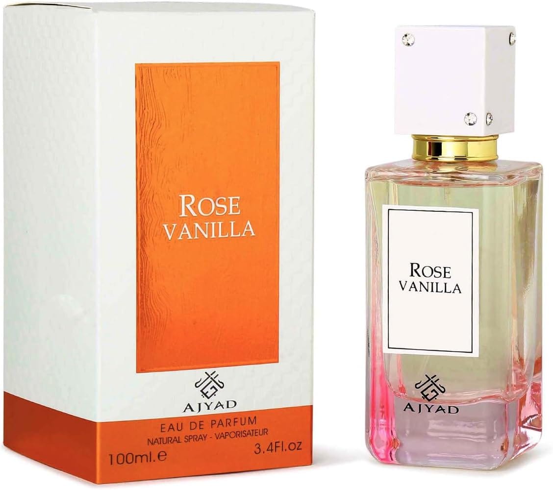 rose vanilla perfume for women by ajyad 100ml edp