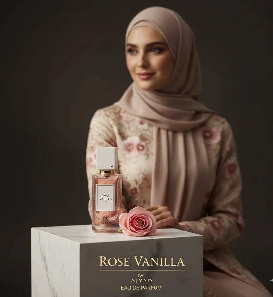 rose vanilla perfume for women by ajyad 100ml edp