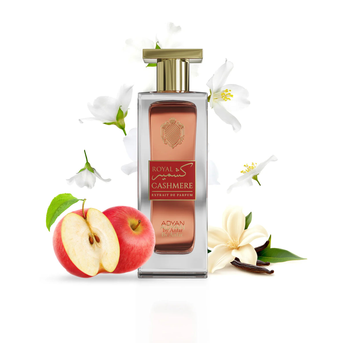 Royal Cashmere by Adyan – 100ml Extrait de Parfum long-lasting musk perfume for Unisex Use