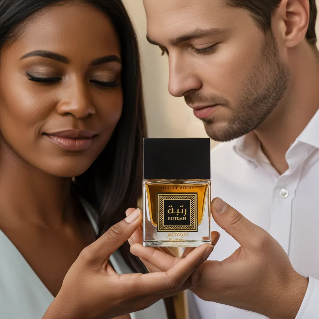 rutbah 100ml extrait de perfume Adyan Rutbah: A truly unique fragrance that embodies the spirit of luxury and the promise of a high-end finish. Discover your Rutbah. Lattafa khamrah