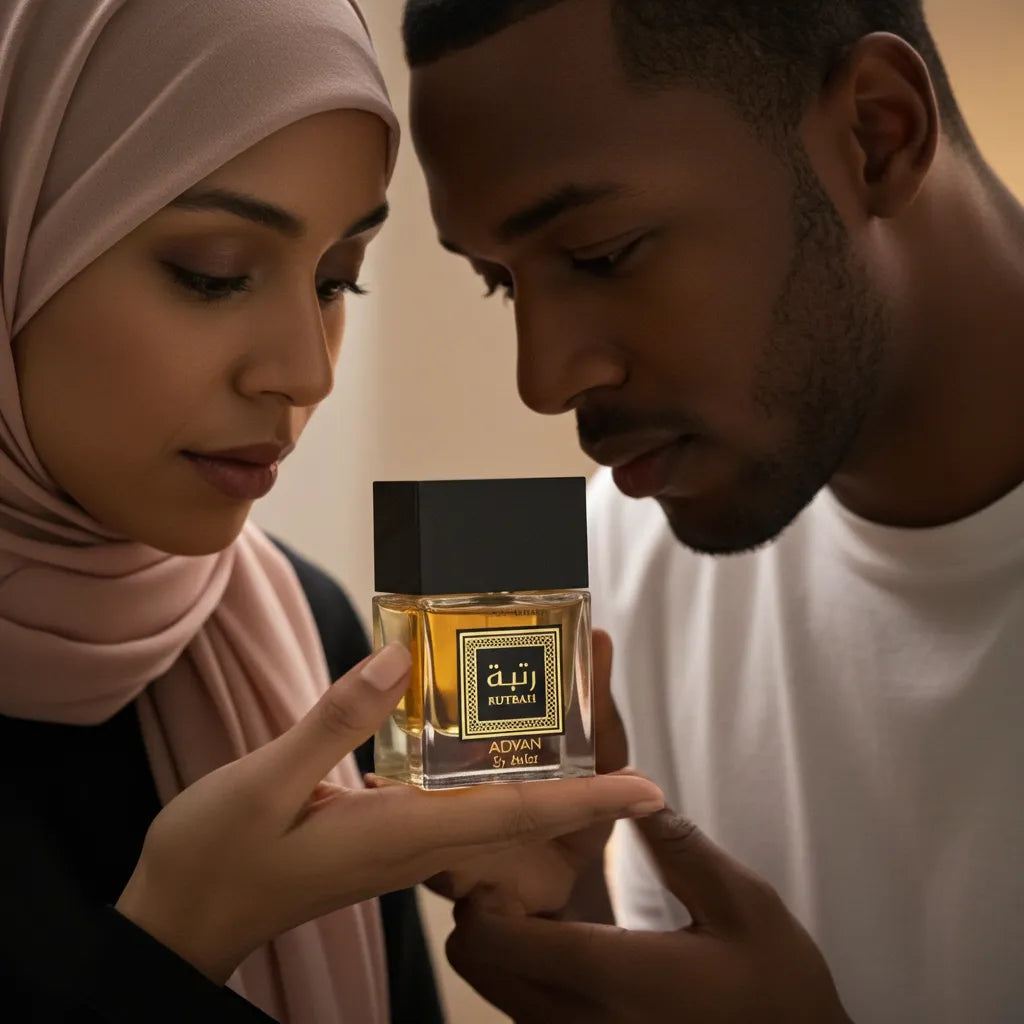 rutbah 100ml extrait de perfume Adyan Rutbah: A truly unique fragrance that embodies the spirit of luxury and the promise of a high-end finish. Discover your Rutbah. Lattafa khamrah