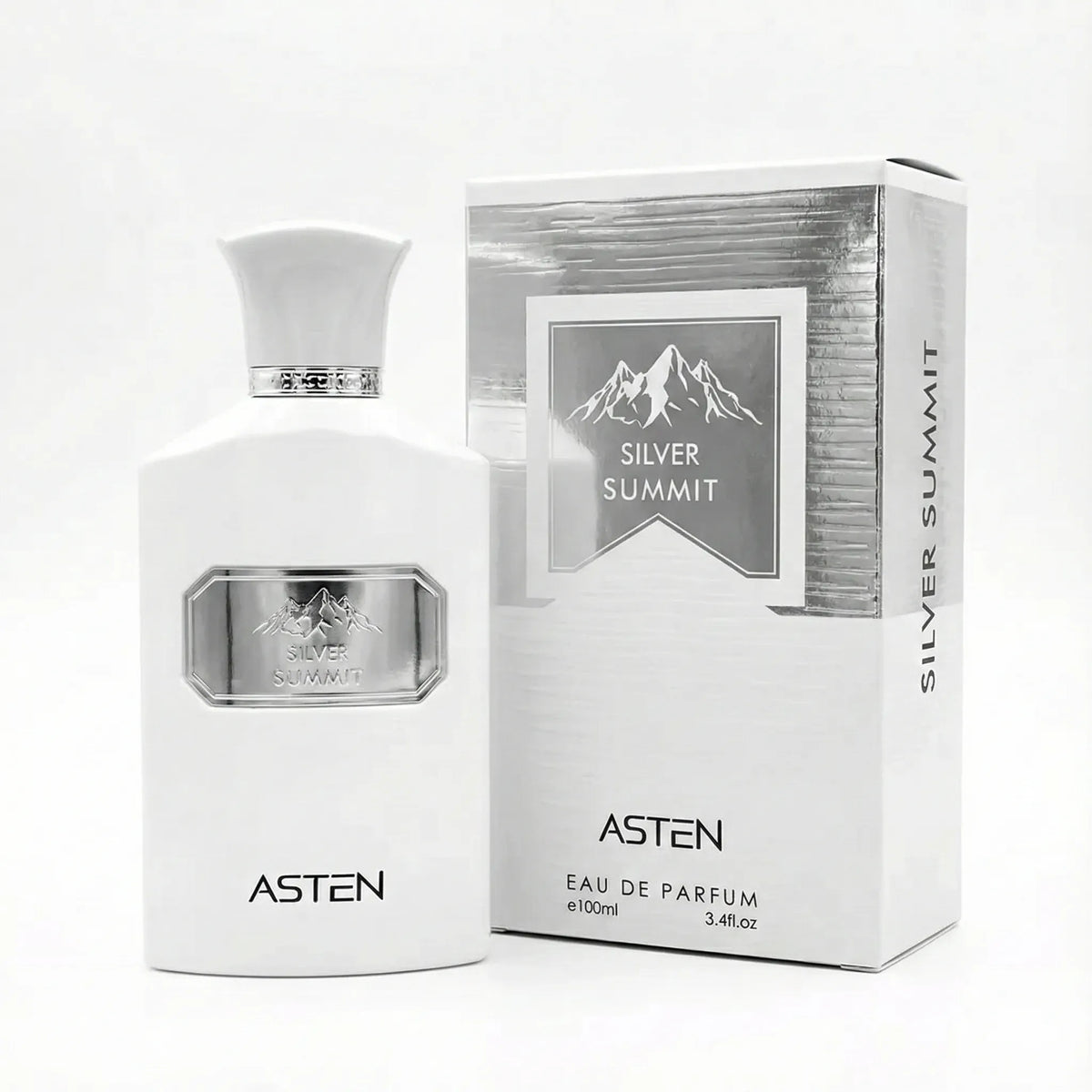 Silver Summit by Asten. This revitalizing 100ml Eau de Parfum is a masterful designer inspired perfume that captures the pristine, icy freshness of Silver Mountain Water by Creed.