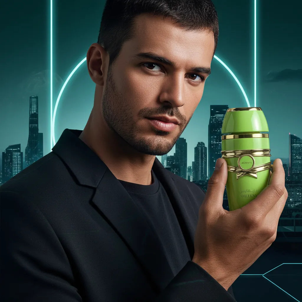 Adyan Timeless 100ml Extrait De Parfum perfume bottle, showcasing its elegant and modern design.
