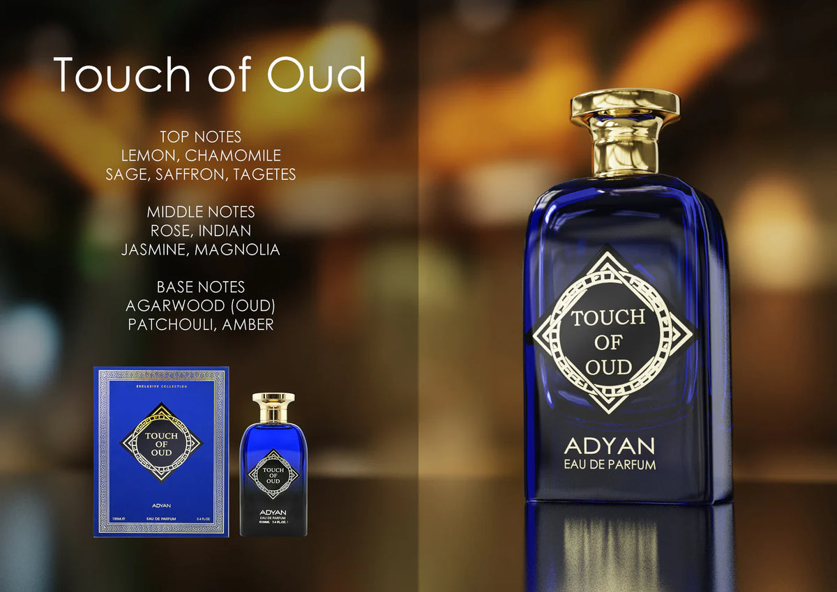 Rous eoud perfume TOUCH OF OUD by Adyan Eau de Parfum 100ml – oudh Shop