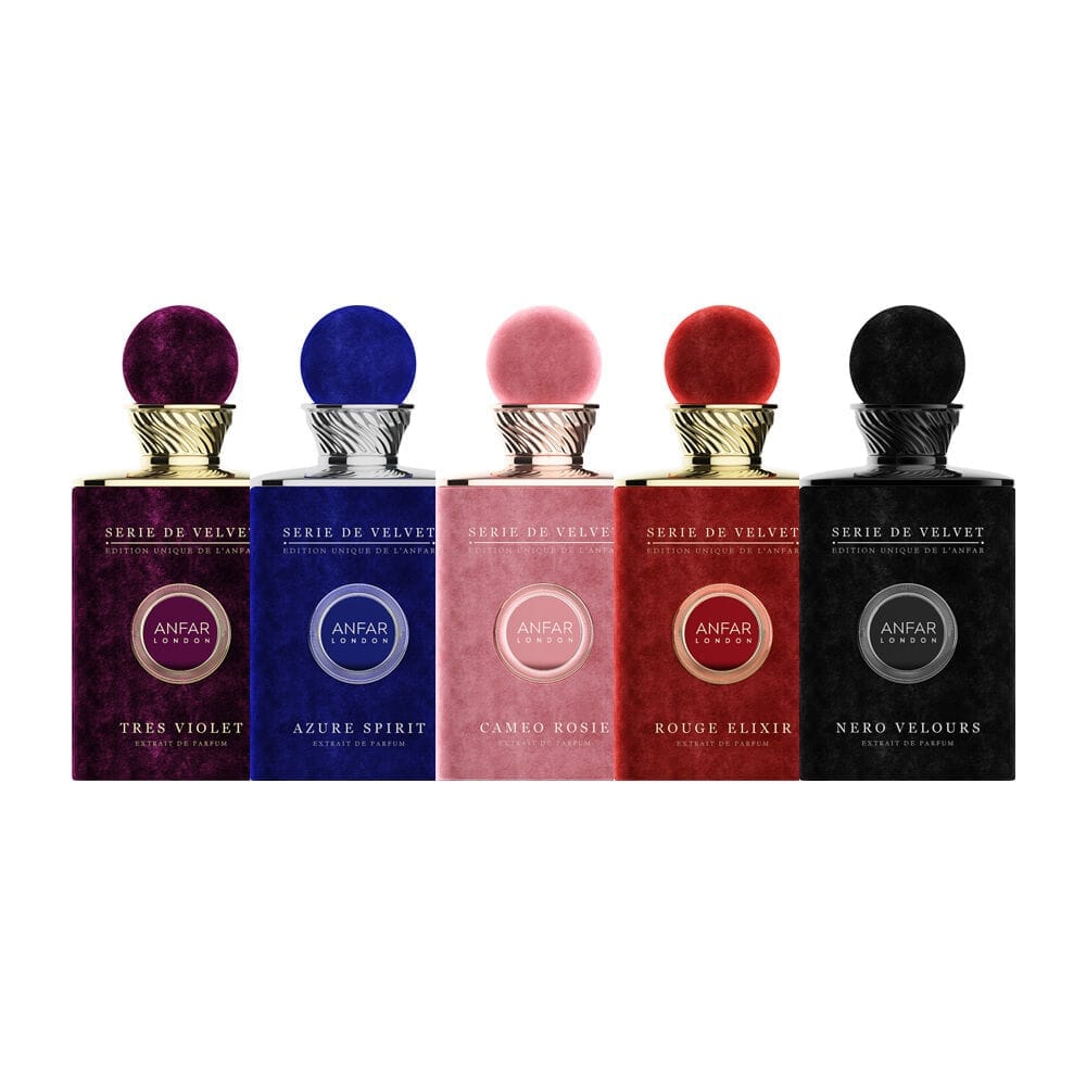 Nero Velours by Anfar London – 100ml Série de Velvet Citrus & Woody Musk Perfume Bottle