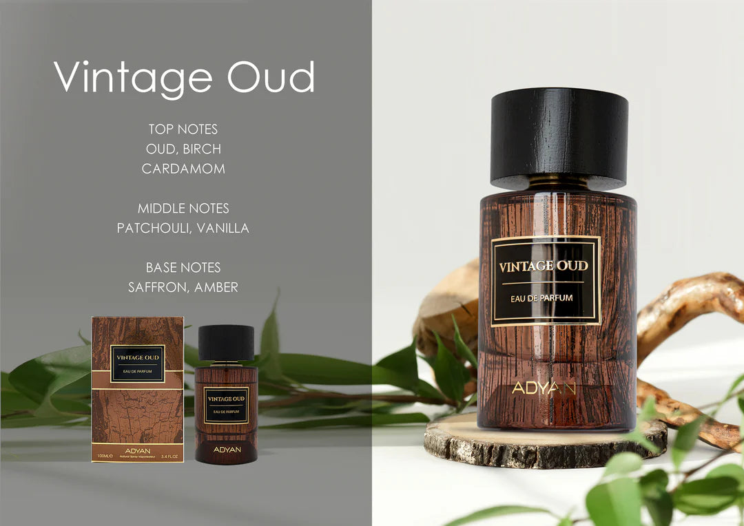 Vintage Oud by Adyan – 100ml Eau de Parfum Inspired by Oud for Greatness