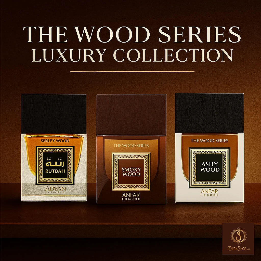 Wood seriesby Anfar 100ml Extrait de Parfum bottle – unisex oud perfume exclusive at oudh shop