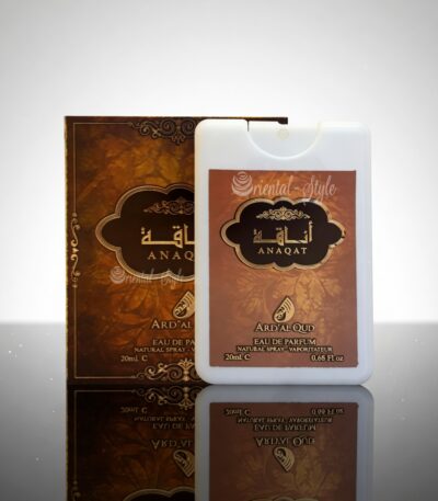 oud pocket perfume 20ml Anaqat travel size perfume bottle by Ard Al Oud