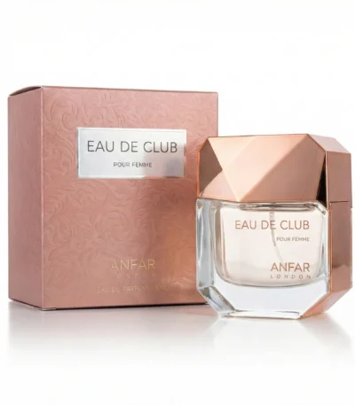Eau De Club Pour Femme by Anfar London 100ml Eau de Parfum a sophisticated luxury seductive sweet Oud Perfume for women