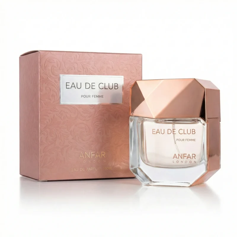 Eau De Club Pour Femme by Anfar London 100ml Eau de Parfum a sophisticated luxury seductive sweet Oud Perfume for women