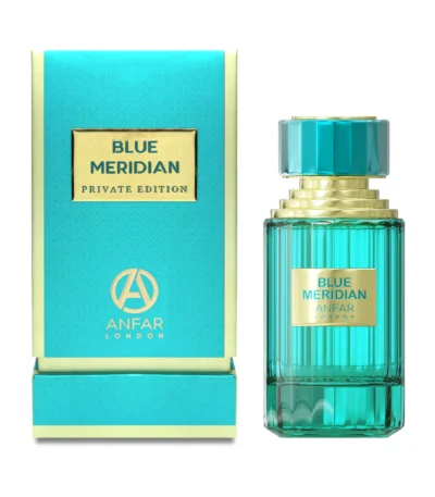 clean, sophisticated profiles of fragrances like Dior Sauvage, Versace Dylan Blue, and Acqua di Gio Profumo, Blue Meridian vy anfar london