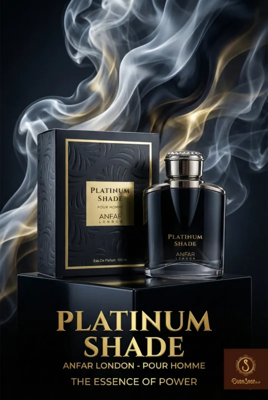 Platinum Shade Pour Homme 100ml Eau de Parfum by Anfar London – Men’s Luxury Fragrance