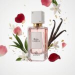 rose vanilla perfume by ajyad bottle