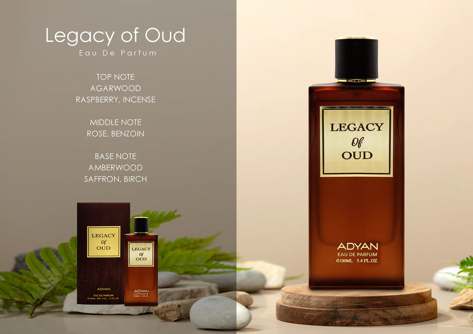 Legacy-of-Oud-notes Explore Legacy of Oud by Adyan – a rich, unisex oud fragrance with agarwood, rose & amberwood. Shop now with UK delivery from Oudh Shop.