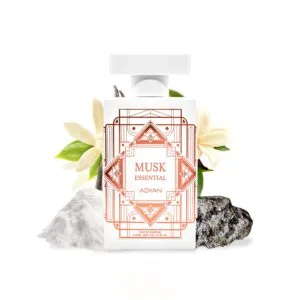 musk essential fragrance perfume Musk Essential by Adyan 100ml EDP – Soft & Long-Lasting scent bottle