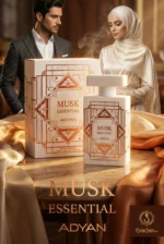 musk essential fragrance perfume Musk Essential by Adyan 100ml EDP – Soft & Long-Lasting scent bottle