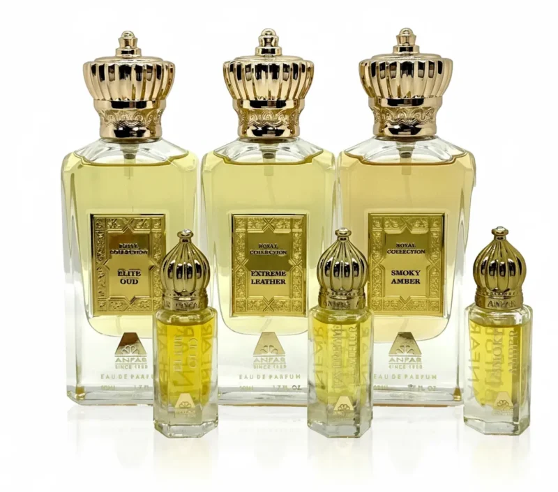 royal colection perfume gift set by anfar , a perfect gift for all ocassion, affordable oud perfume gift avaibale at oudh shop