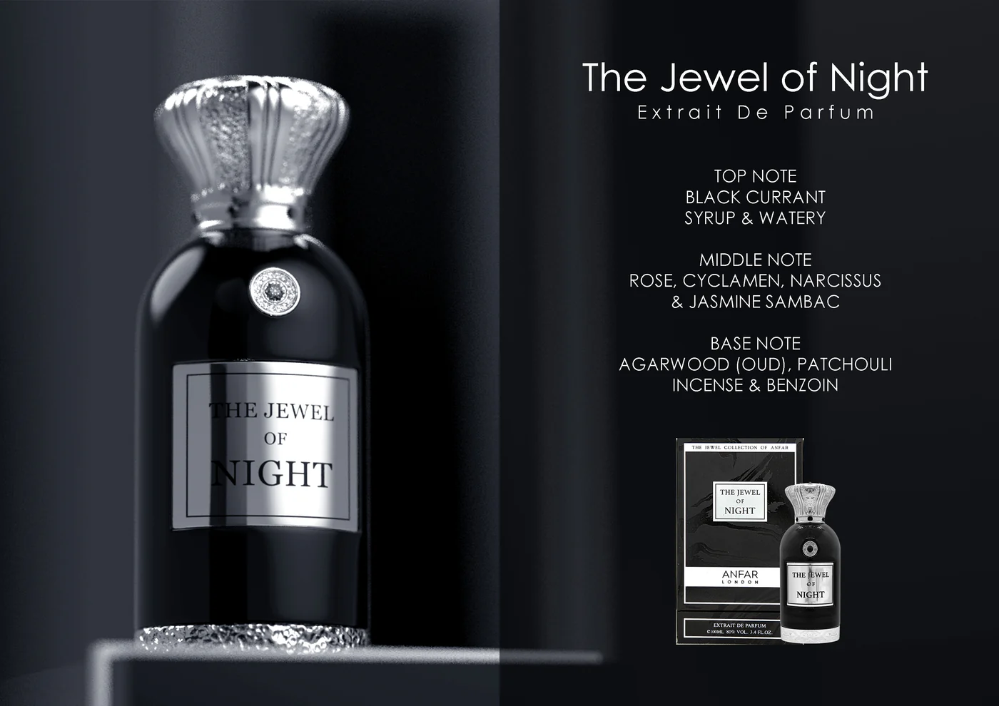 TheJewelofNight-oudh-al-anfar The Jewel of Night by Anfar – 100ML unisex perfume bottle with fruity and woody fragrance notes