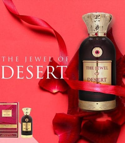 The Jewel of Desert by Anfar – 100ML uni extrait de parfum bottle with fruity and woody notes