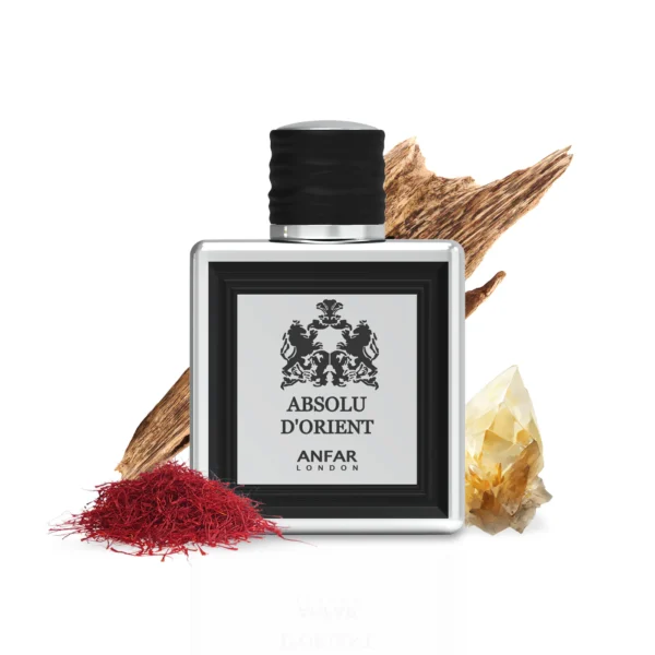 Absolu D’Orient by Anfar London is a powerful unisex extrait oud perfume blending oud, amber, leather, and spice.