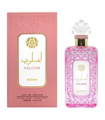 Asloob 100ML Eau de Parfum by Adyan – unisex oud fragrance bottle with luxury packaging, available at Oudh Shop UK