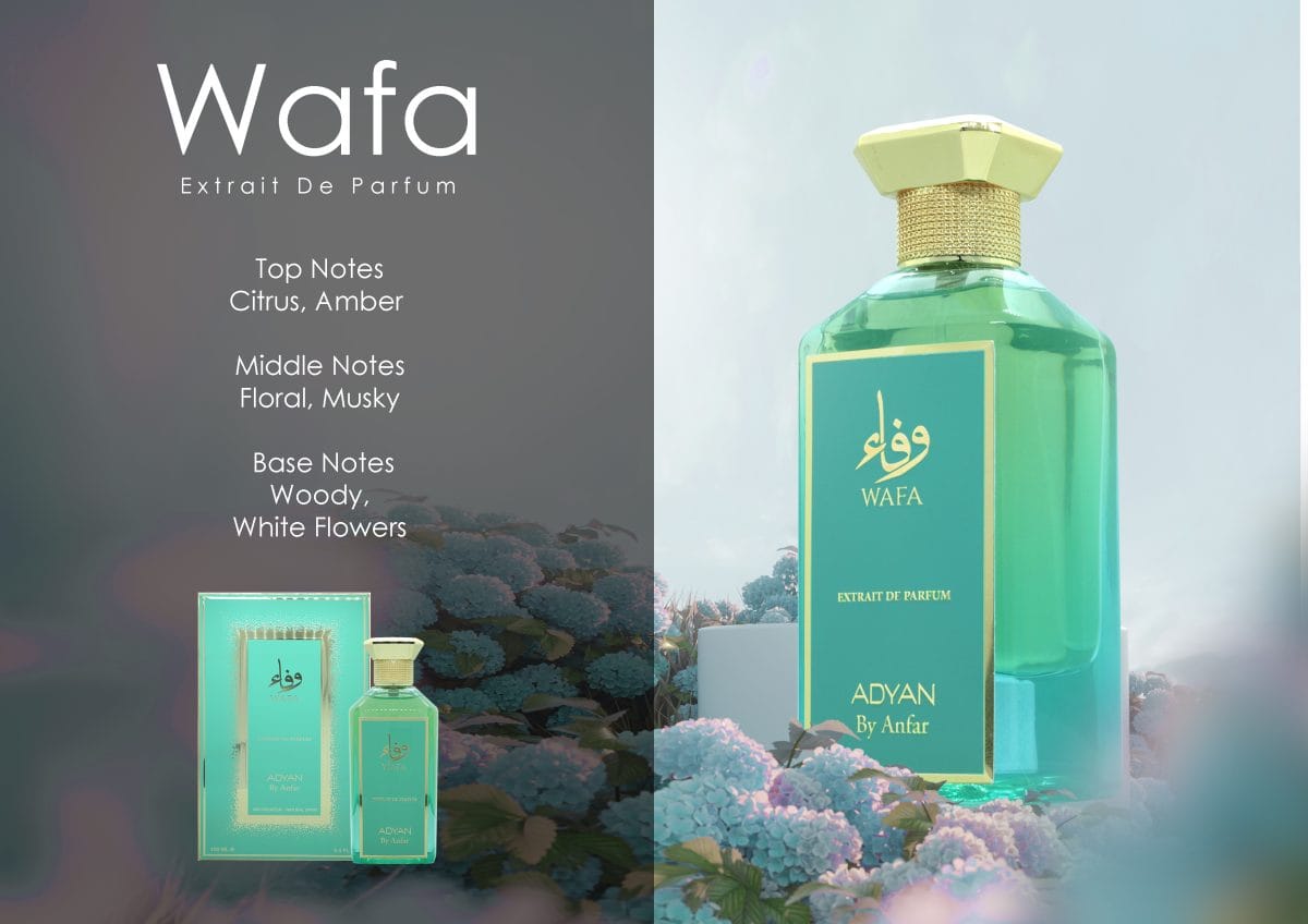 Wafa by Adyan 100ml EDP – luxurious floral oud scent from Bara series