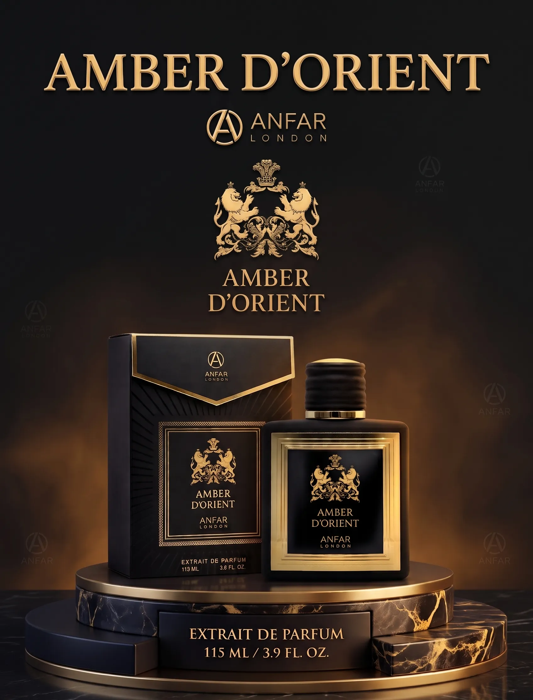 Amber D'Orient by Anfar London Perfume Bottle