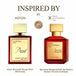 Buuraak Rouge Elixir by Asten – 100ml EDP inspired by Baccarat Rouge 540.
