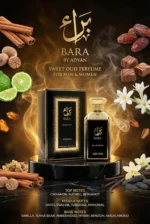 sweet oud perfume Bara by Adyan 100ml Eau de Parfum bottle – unisex oriental oud perfume