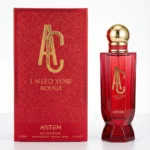 I Need You Rouge by Asten. This captivating 100ml Eau de Parfum is a luxurious designer inspired perfume that embodies the glamorous and confident spirit reminiscent of All I need Choo by Jimmy Choo.