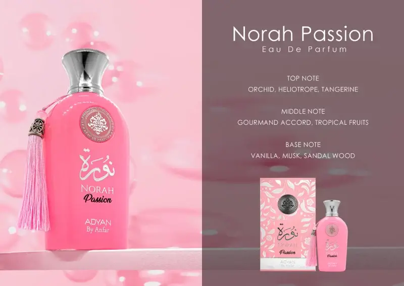Norah Passion by Adyan 100ml Eau de Parfum – Arabian fragrance for women